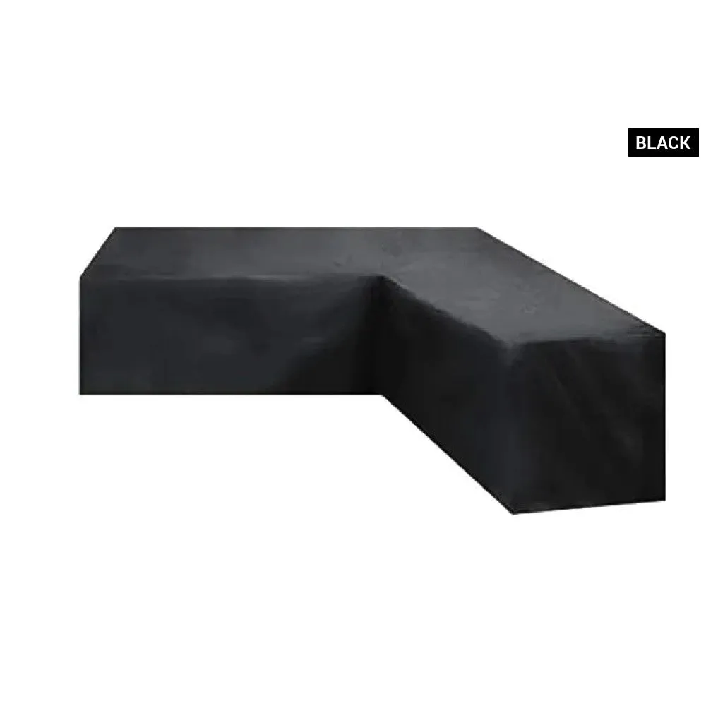12 Size Waterproof l Shape Rattan Corner Furniture Cover Garden Patio Outdoor Sofa Protector Anti-dust All-purpose Covers