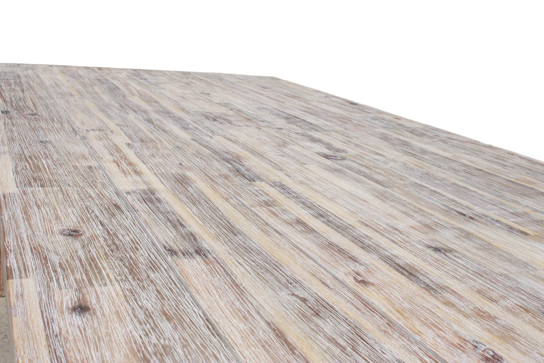 2 Meter Outdoor Table Grey Brush Finish