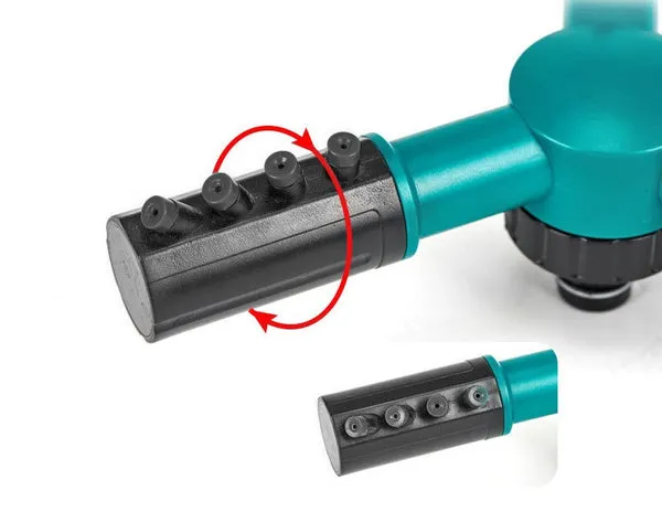 3 Arm 360 Sector Rotating Water Sprinkler Garden Pipe Hose Irrigation Yard