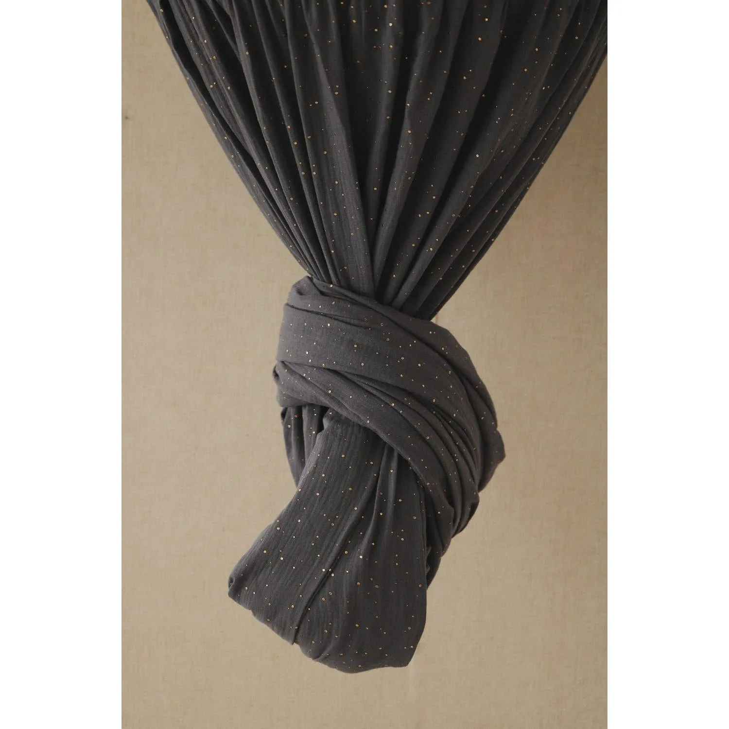 Anthracite and Gold Canopy