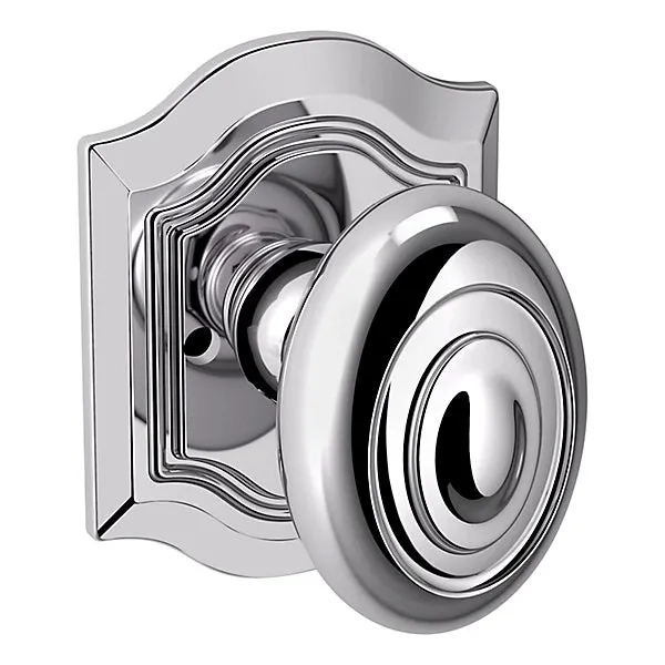 Baldwin - Estate Collection - Knobs & Levers - 5077 Bethpage Door Knob w/ R027 Rose