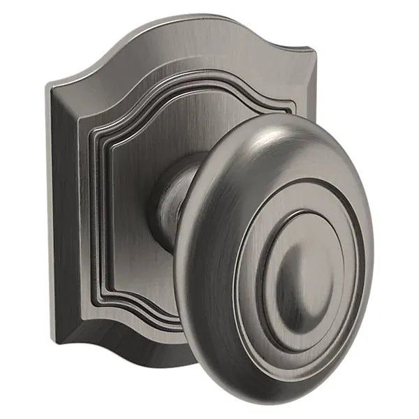 Baldwin - Estate Collection - Knobs & Levers - 5077 Bethpage Door Knob w/ R027 Rose