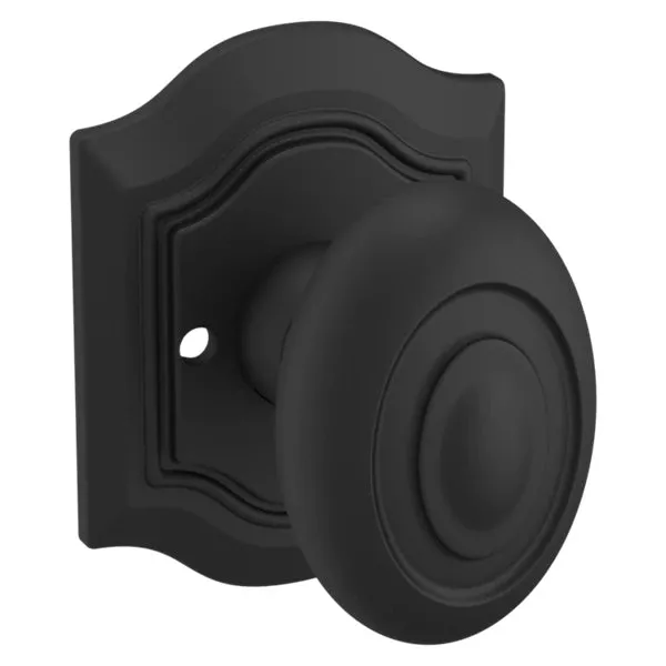 Baldwin - Estate Collection - Knobs & Levers - 5077 Bethpage Door Knob w/ R027 Rose