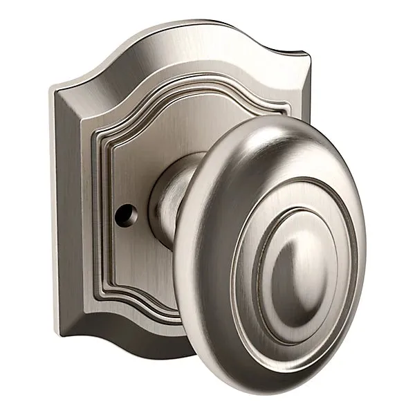 Baldwin - Estate Collection - Knobs & Levers - 5077 Bethpage Door Knob w/ R027 Rose