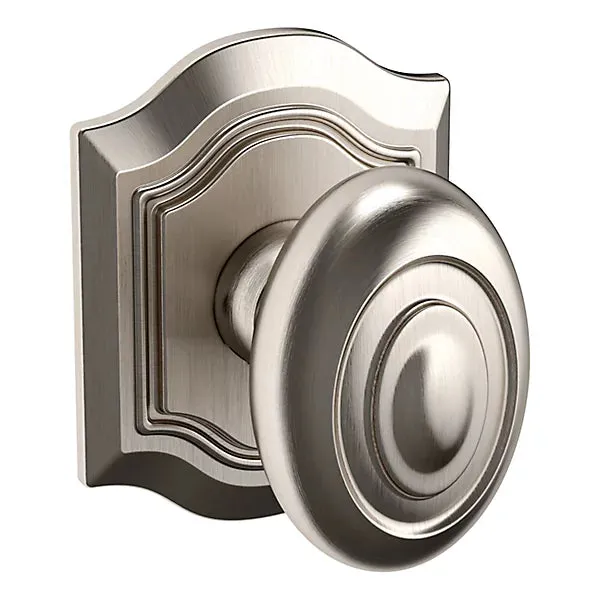 Baldwin - Estate Collection - Knobs & Levers - 5077 Bethpage Door Knob w/ R027 Rose