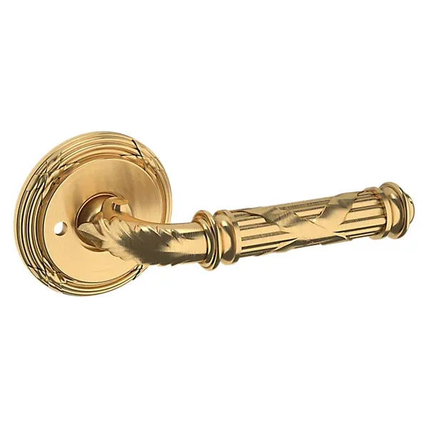 Baldwin - Estate Collection - Knobs & Levers - 5122 Edinburgh Door Lever w/ 5021 Rose
