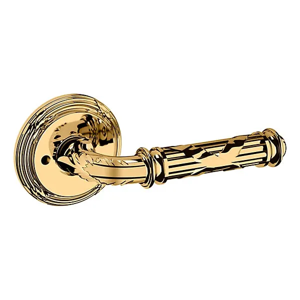 Baldwin - Estate Collection - Knobs & Levers - 5122 Edinburgh Door Lever w/ 5021 Rose