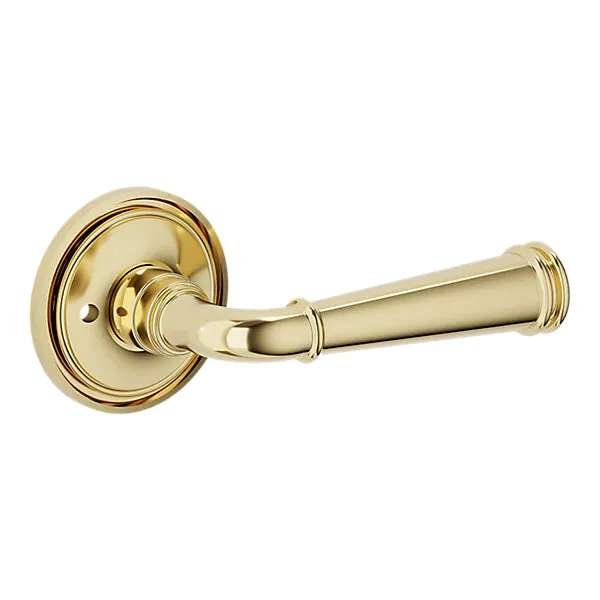 Baldwin - Estate Collection - Knobs & Levers - L033 Briarcrest Door Lever w/ 5070 Rose