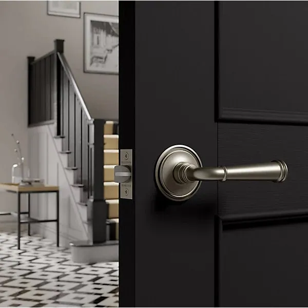 Baldwin - Estate Collection - Knobs & Levers - L033 Briarcrest Door Lever w/ 5070 Rose