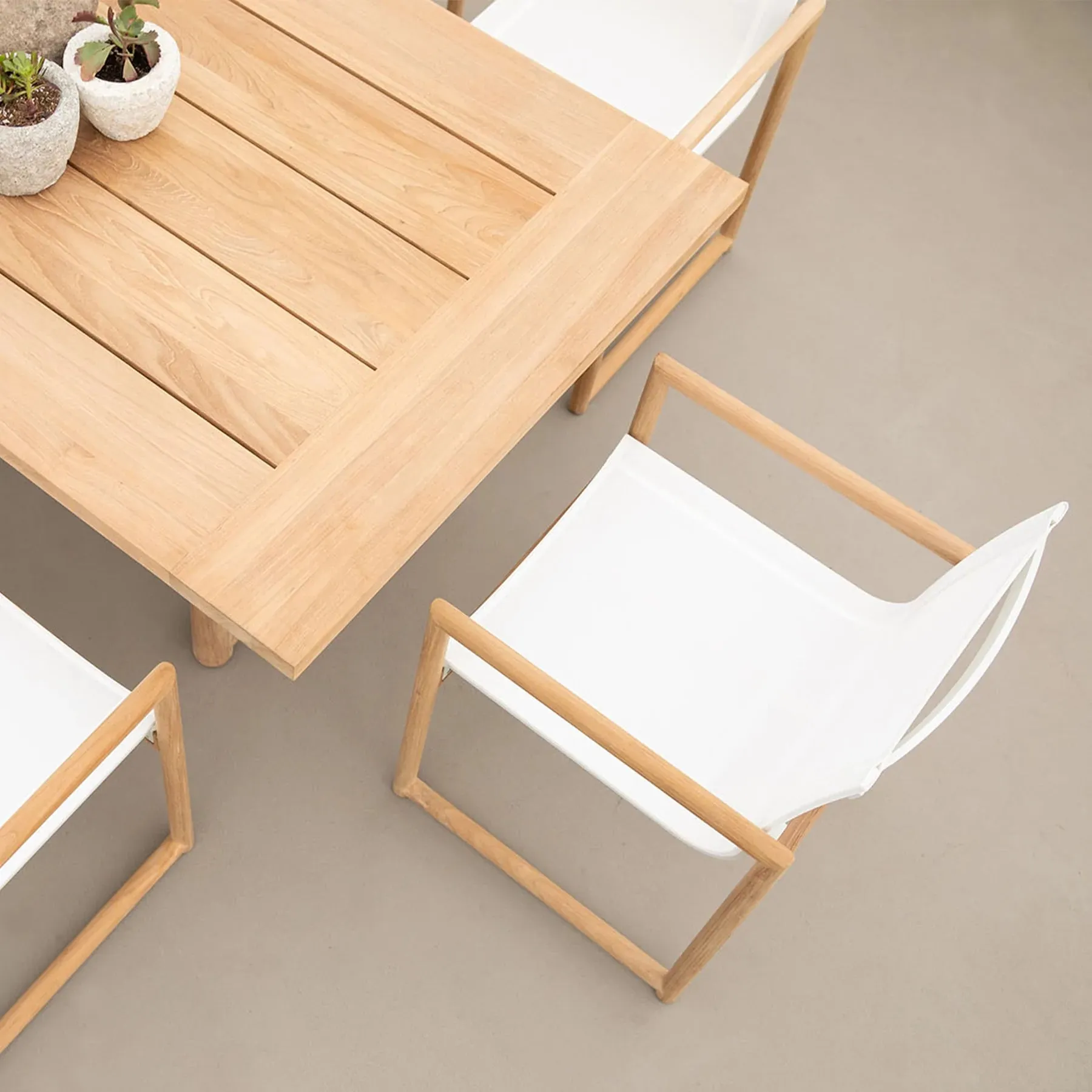 BREEZE XL TEAK DINING TABLE 79"