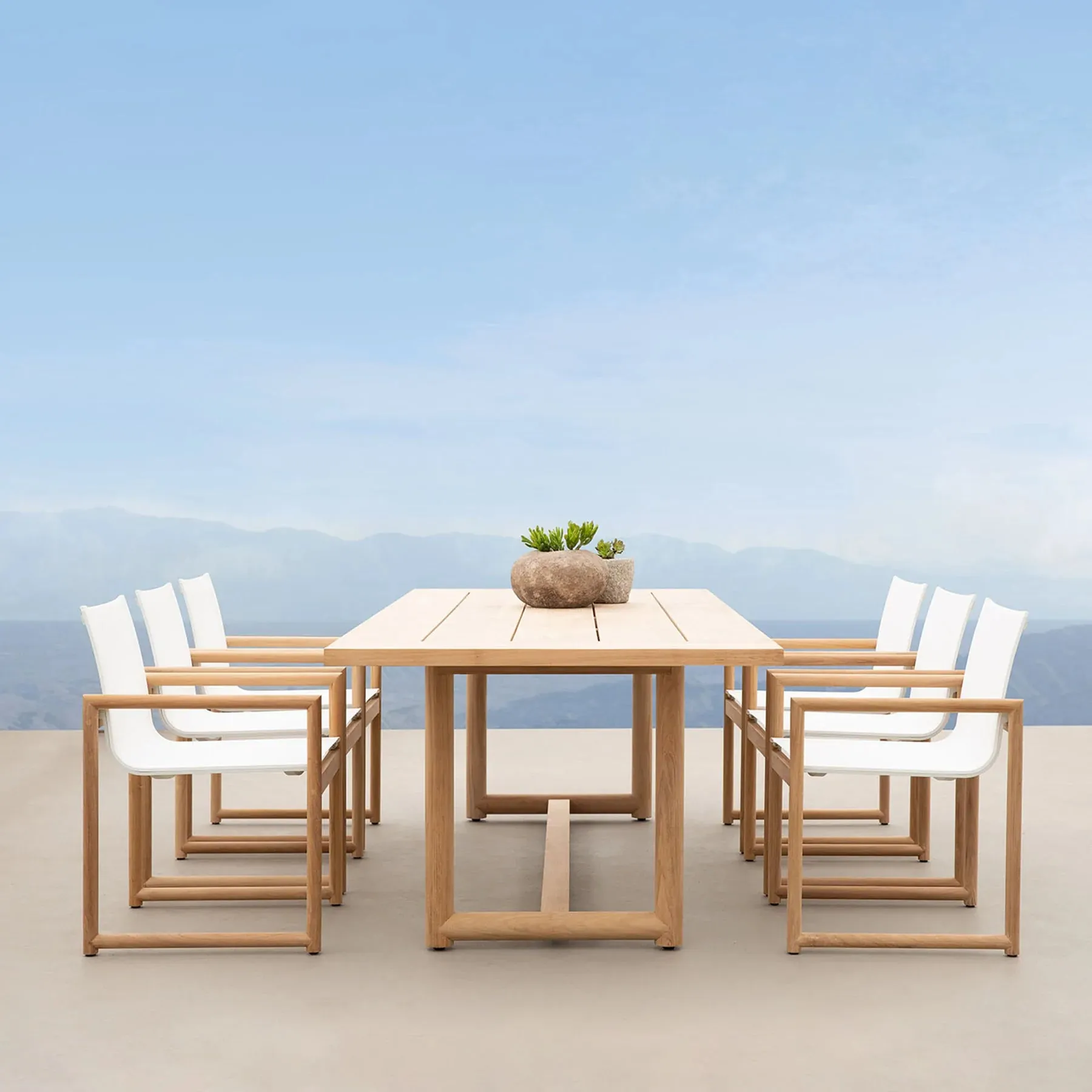 BREEZE XL TEAK DINING TABLE 79"