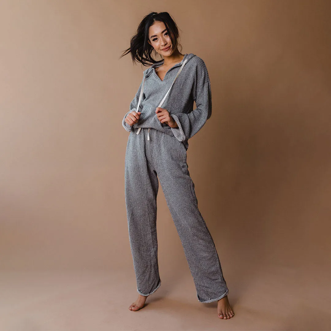 Channel Stripe Loungers, Navy