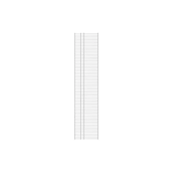 ClosetMaid SuperSlide 4735 Wire Shelf, 70 lb, 1-Level, 16 in L, 72 in W, Steel, White