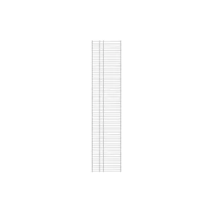 ClosetMaid SuperSlide 4735 Wire Shelf, 70 lb, 1-Level, 16 in L, 72 in W, Steel, White