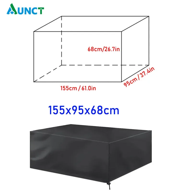 Corner Outdoor Sofa Cover Garden Rattan Corner Furniture Cover v Shape Waterproof Sofa Protect Set All-purpose Dust Covers