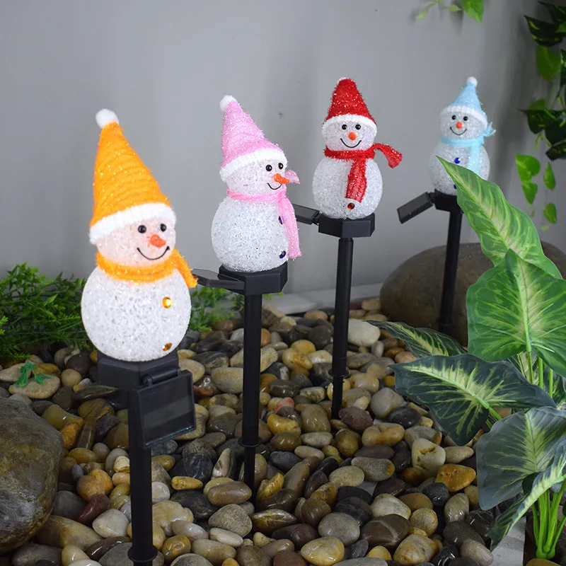 EARLY CHRISTMAS SALE - 47% OFFLED Christmas Snowman Yard Decoration