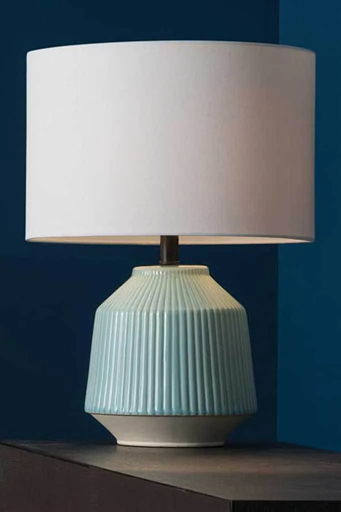 Gidleigh Turquoise Table Lamp