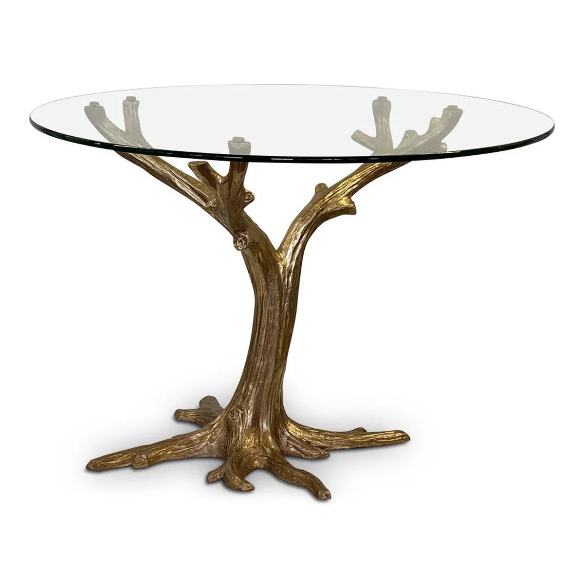 Gold Bronze Tree Table Base