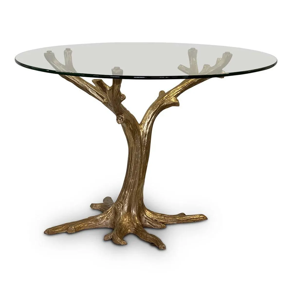 Gold Bronze Tree Table Base