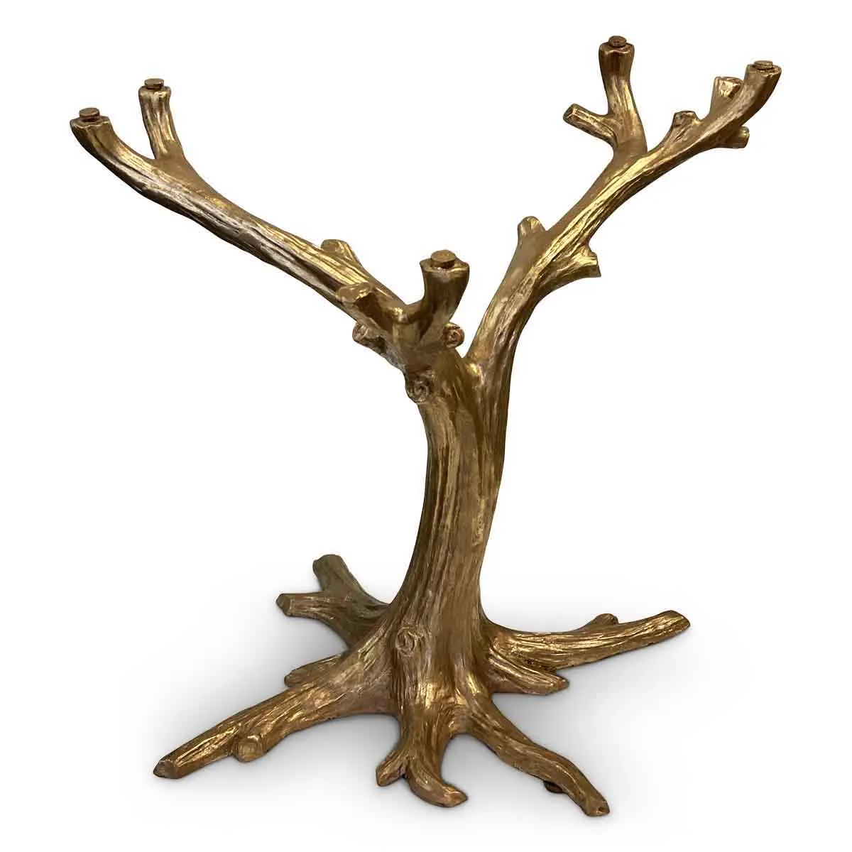 Gold Bronze Tree Table Base