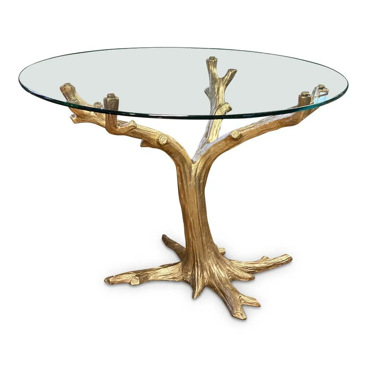 Gold Bronze Tree Table Base