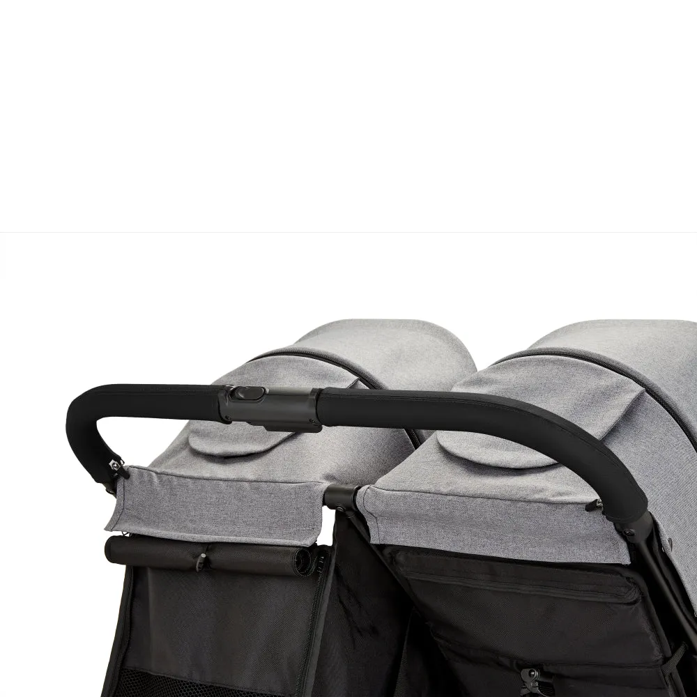 Ickle Bubba Venus Max Double Stroller Grey