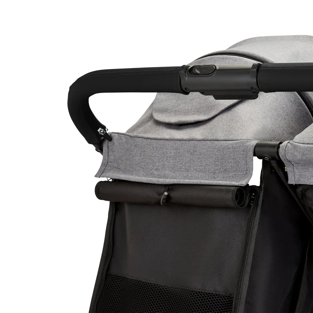 Ickle Bubba Venus Max Double Stroller Grey