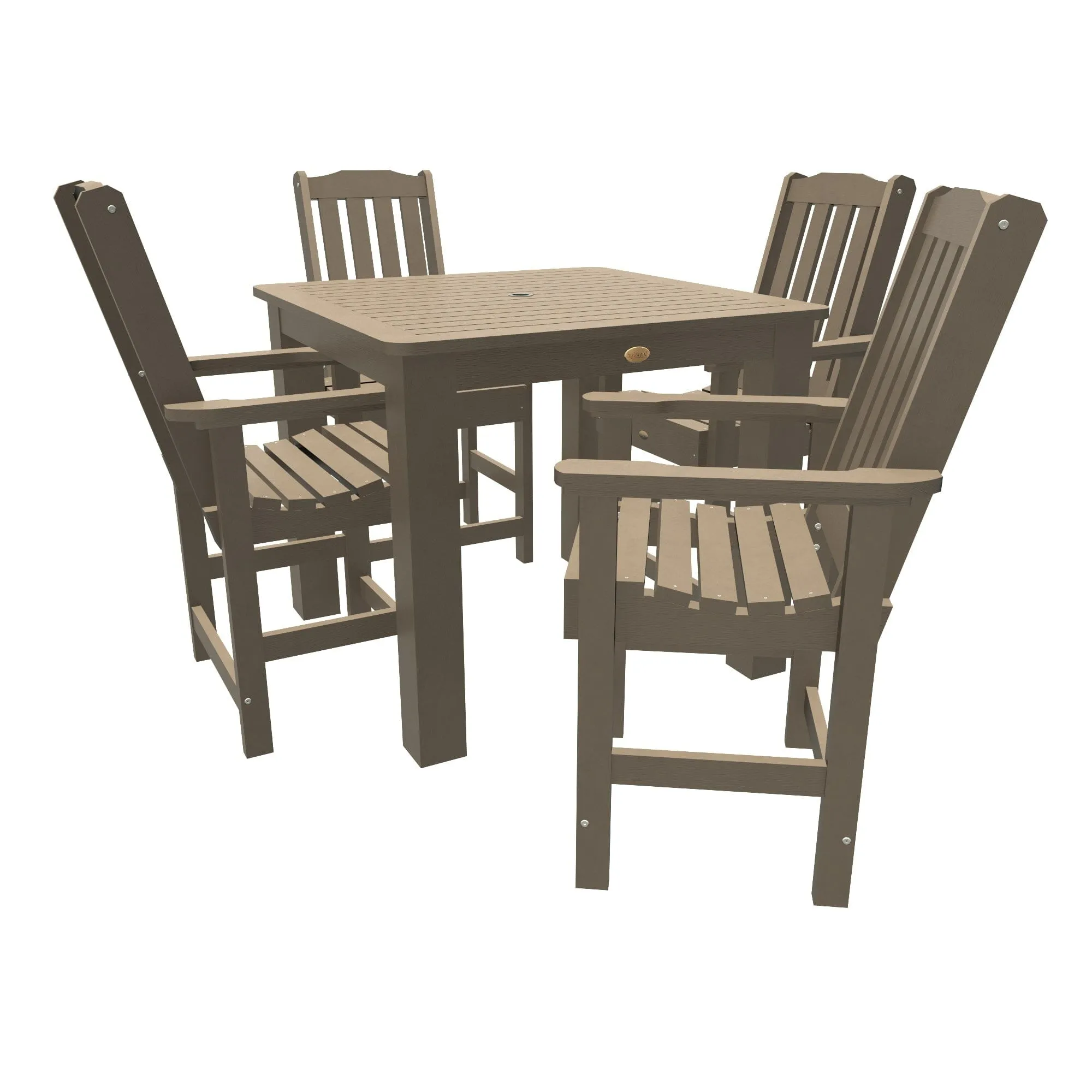 Lehigh 5pc Square Dining Set 42in x 42in - Counter Height