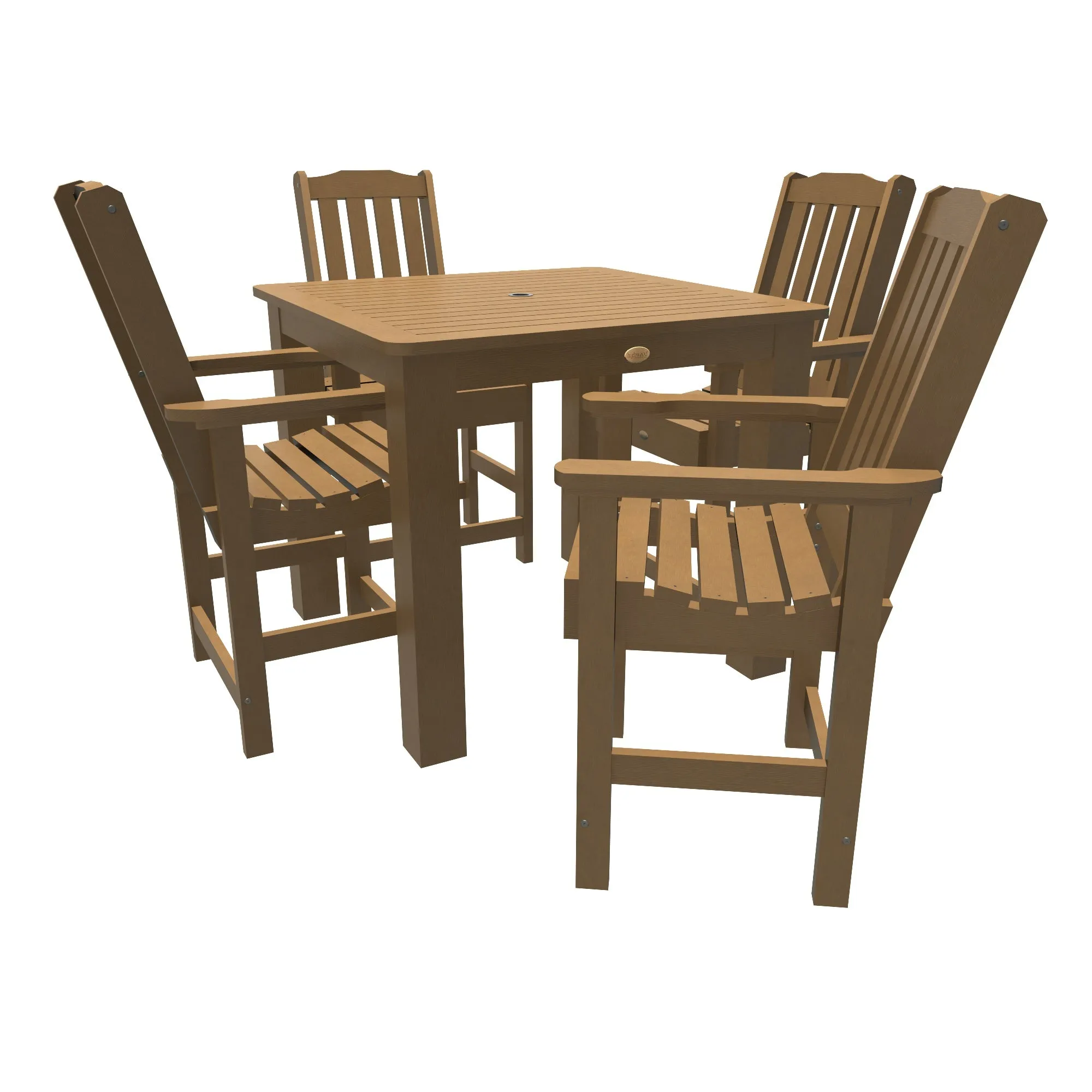 Lehigh 5pc Square Dining Set 42in x 42in - Counter Height