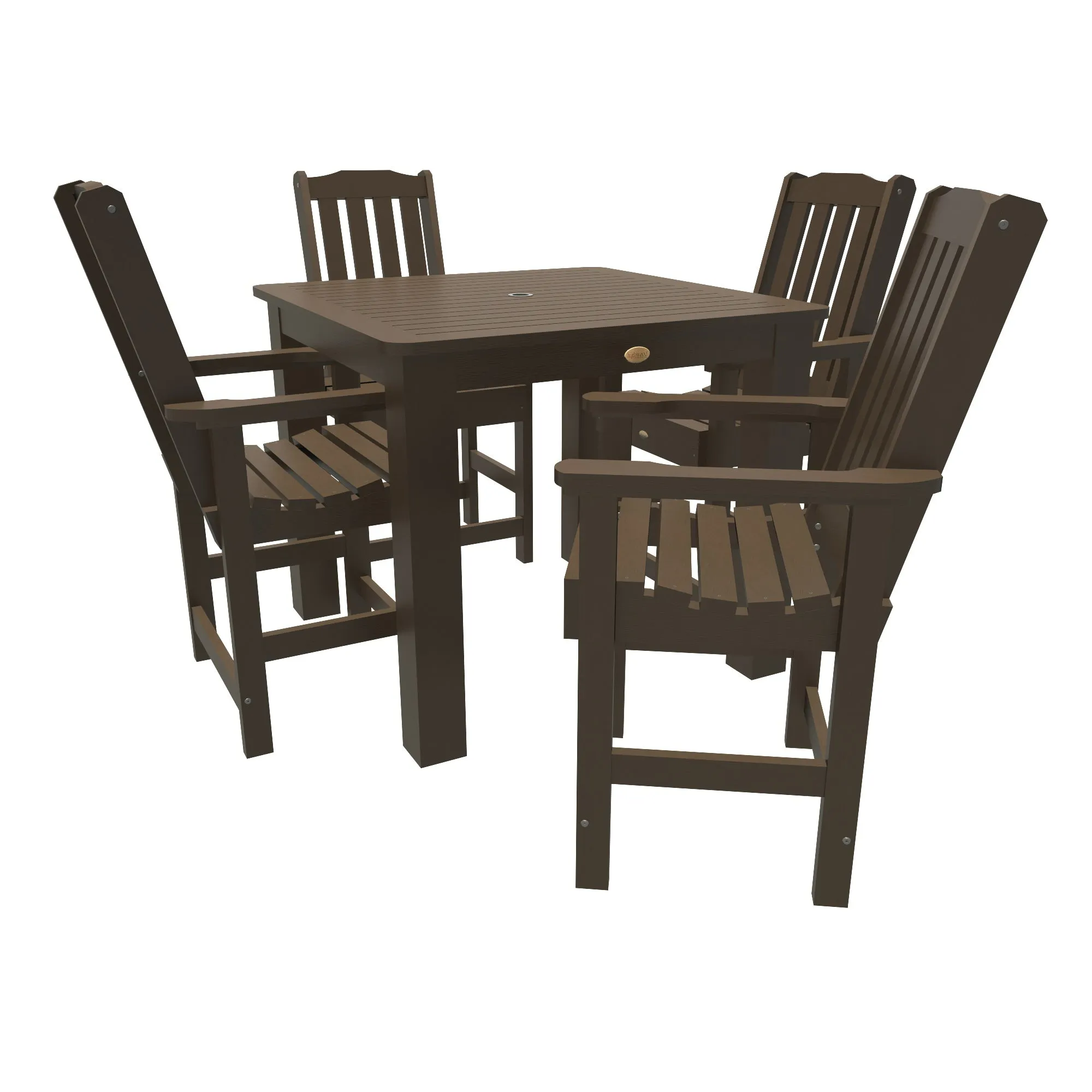 Lehigh 5pc Square Dining Set 42in x 42in - Counter Height