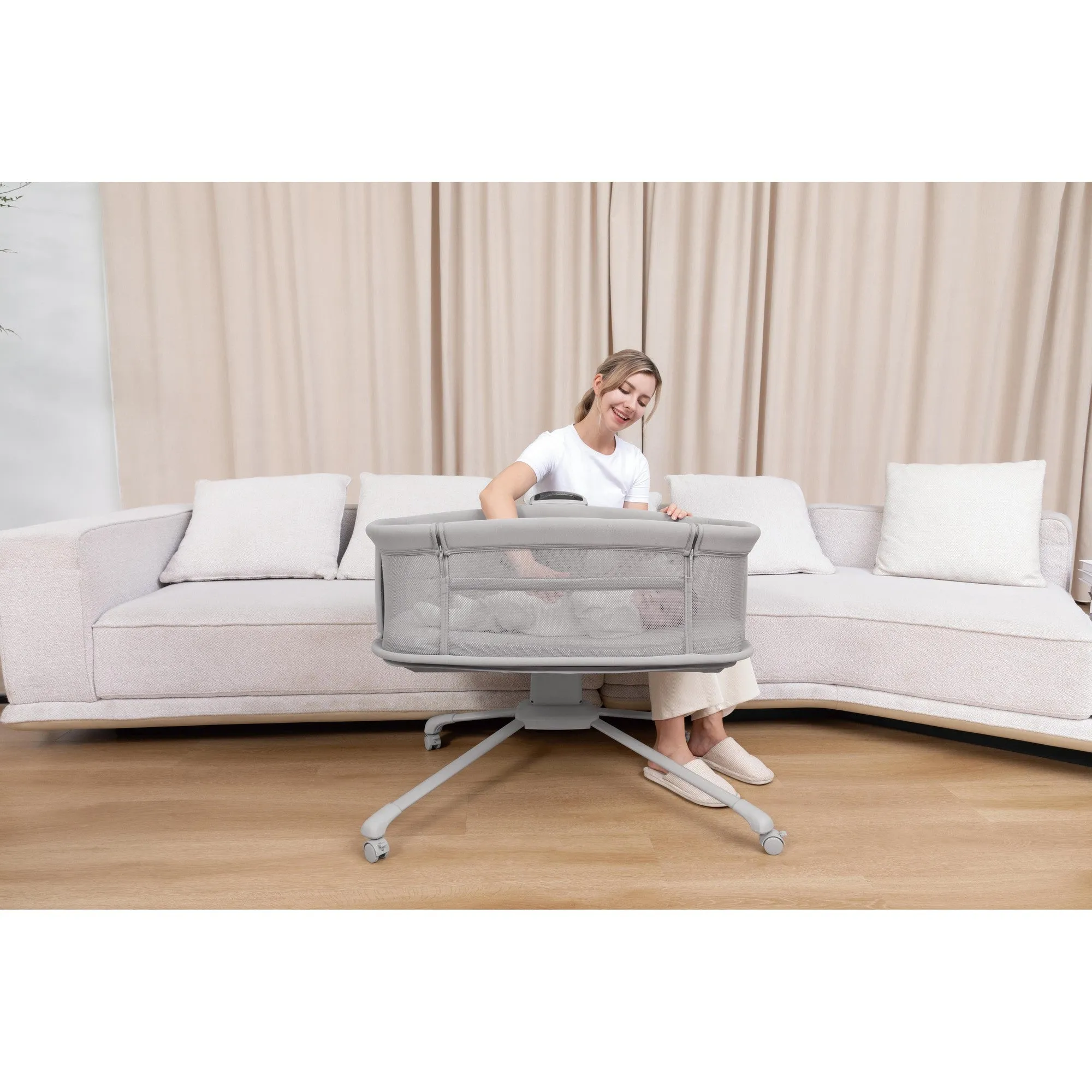 Mastela Dream Starlight Bedside Bassinet Birth  to 12M