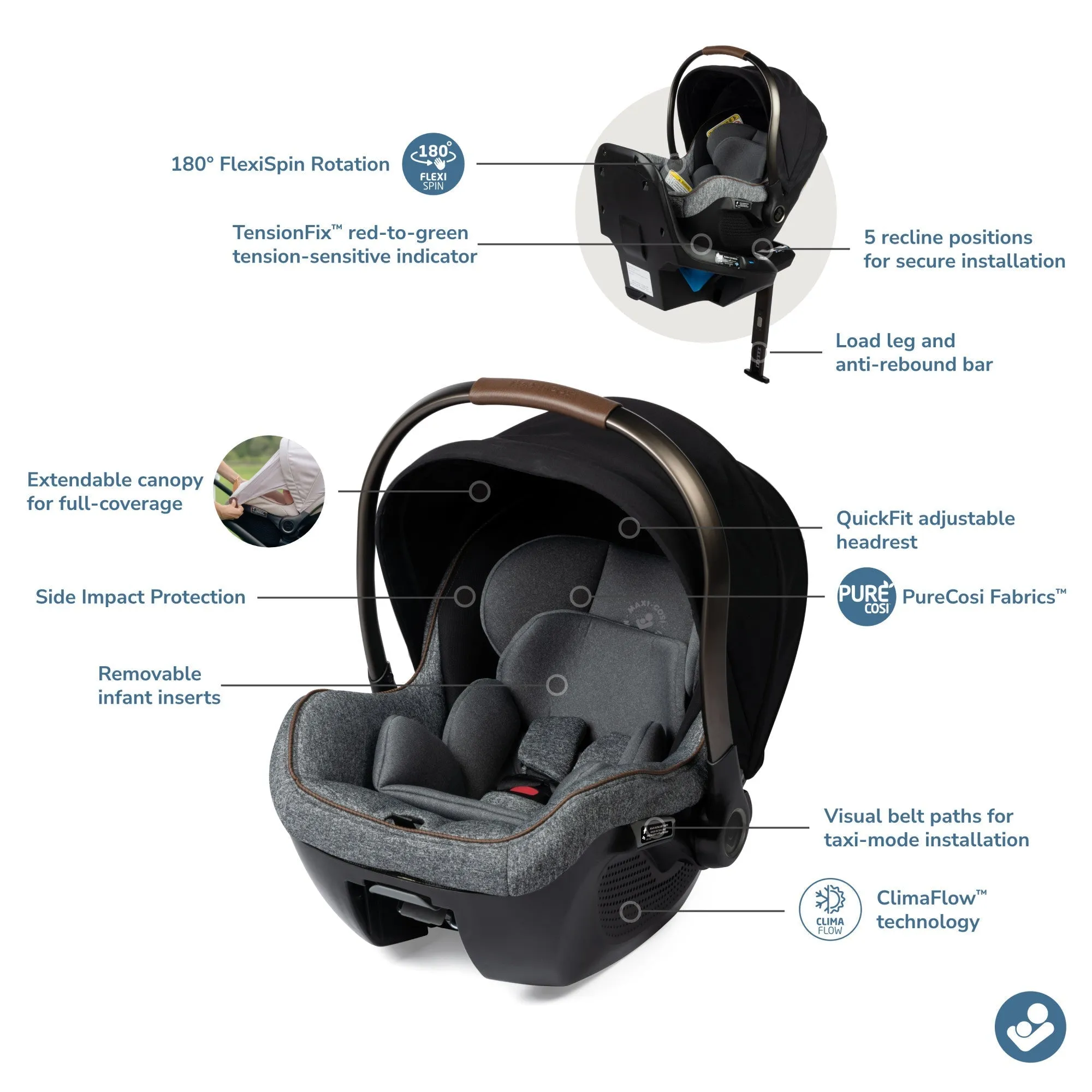 Maxi-Cosi Peri 180 Rotating Infant Car Seat