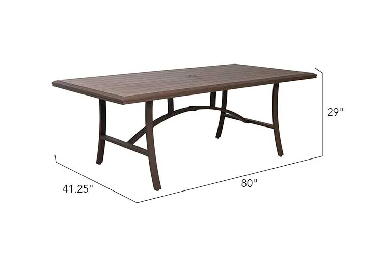Patio Time Trevi 7-Piece Textilene Dining Set