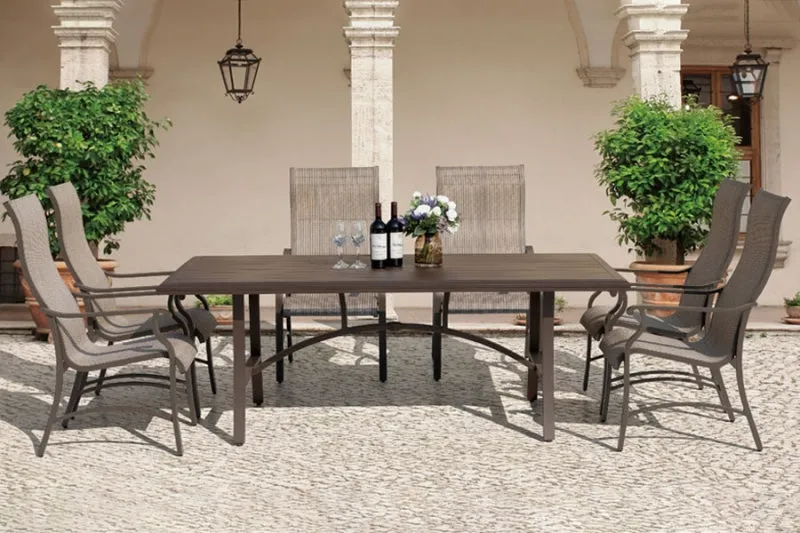 Patio Time Trevi 7-Piece Textilene Dining Set