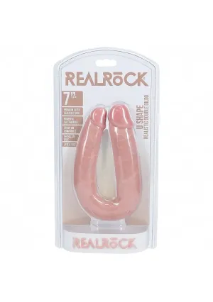 RealRock- U Shaped Double Dildo 7"