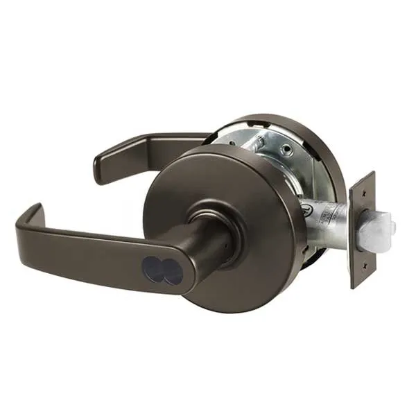 Sargent - 10G04 - Mechanical Cylindrical Lock - L Rose / L Lever - Storeroom - SFIC - 10BE - Dark Oxidized Satin Bronze - Grade 1