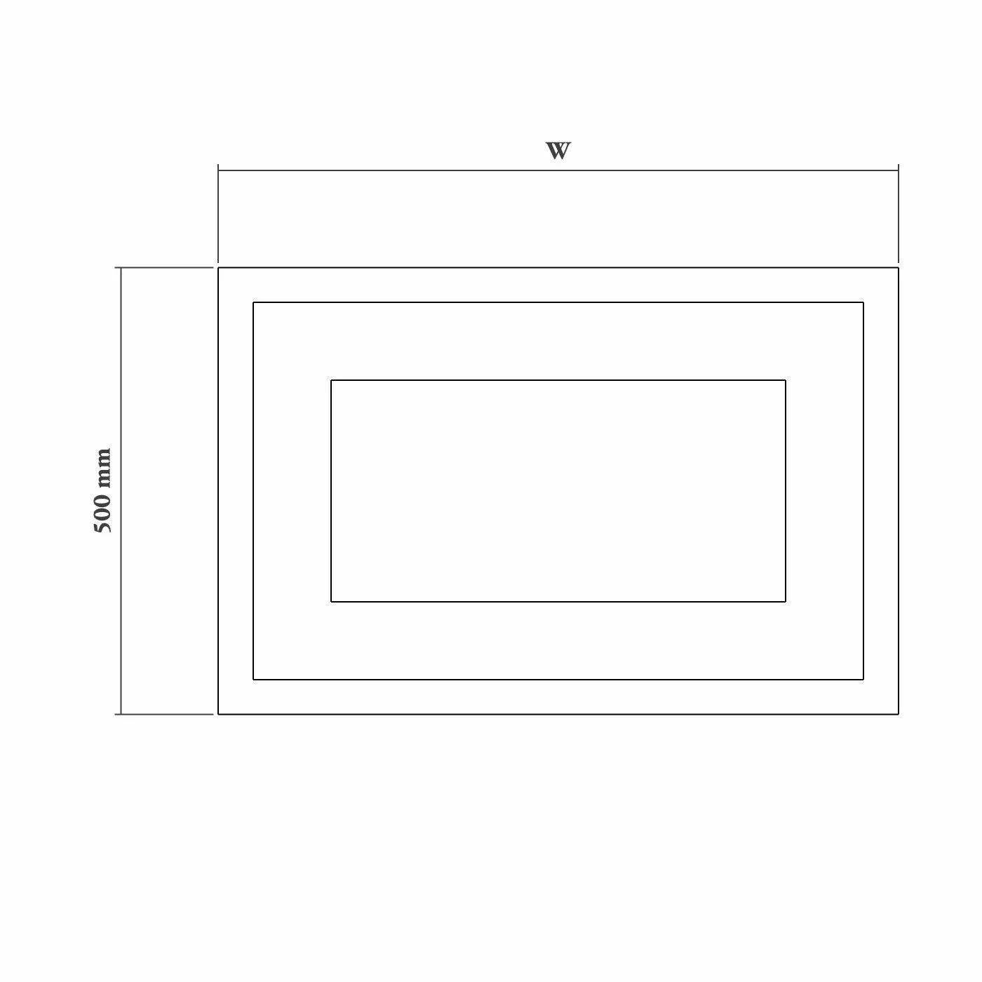 Shaker Canopy Hood Housing