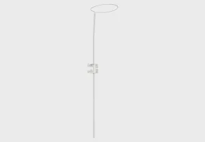 Support For Veil white with Clip Mount