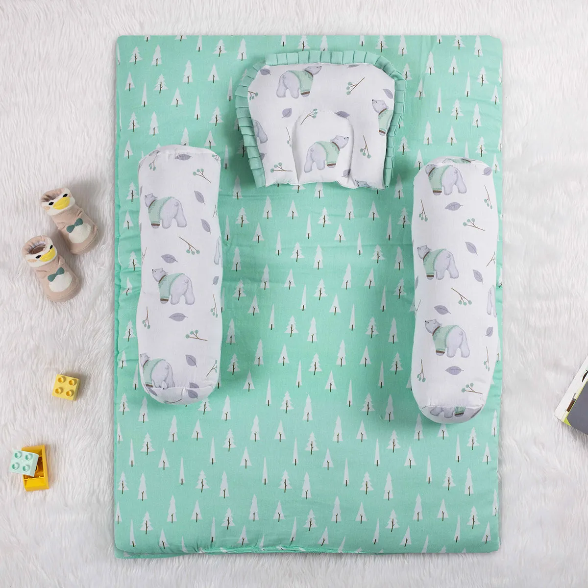Tiny Snooze Baby Mattress Set- Arctic