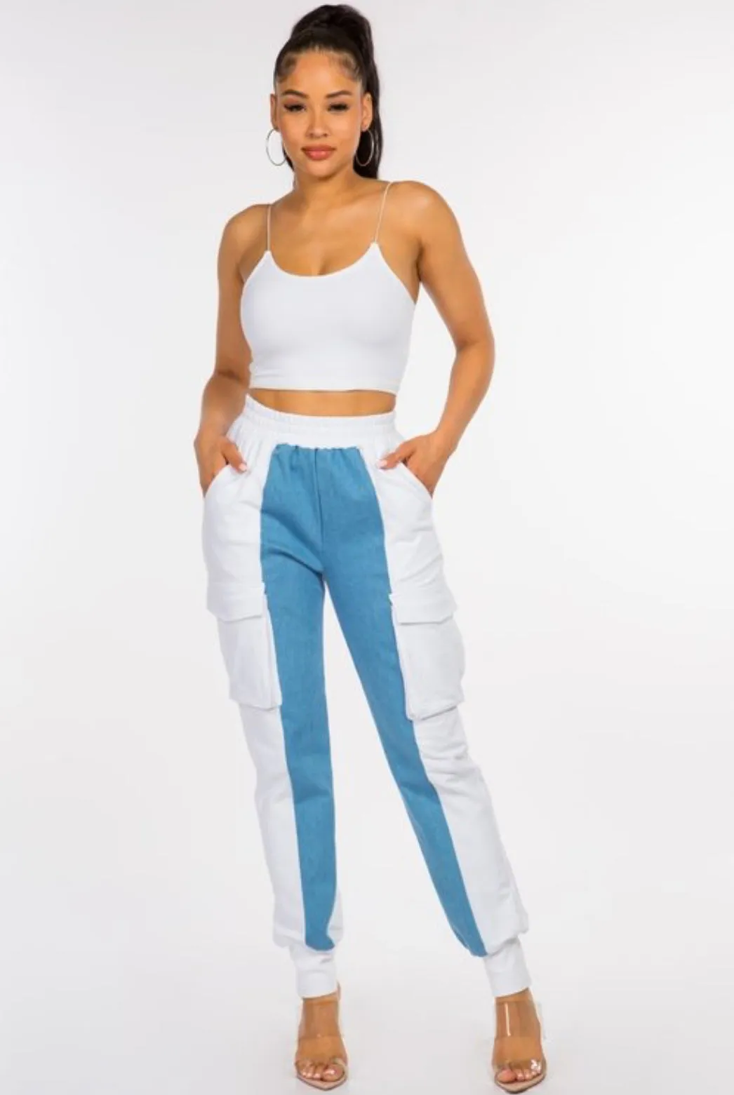 Whatever Plans White Jogger Set