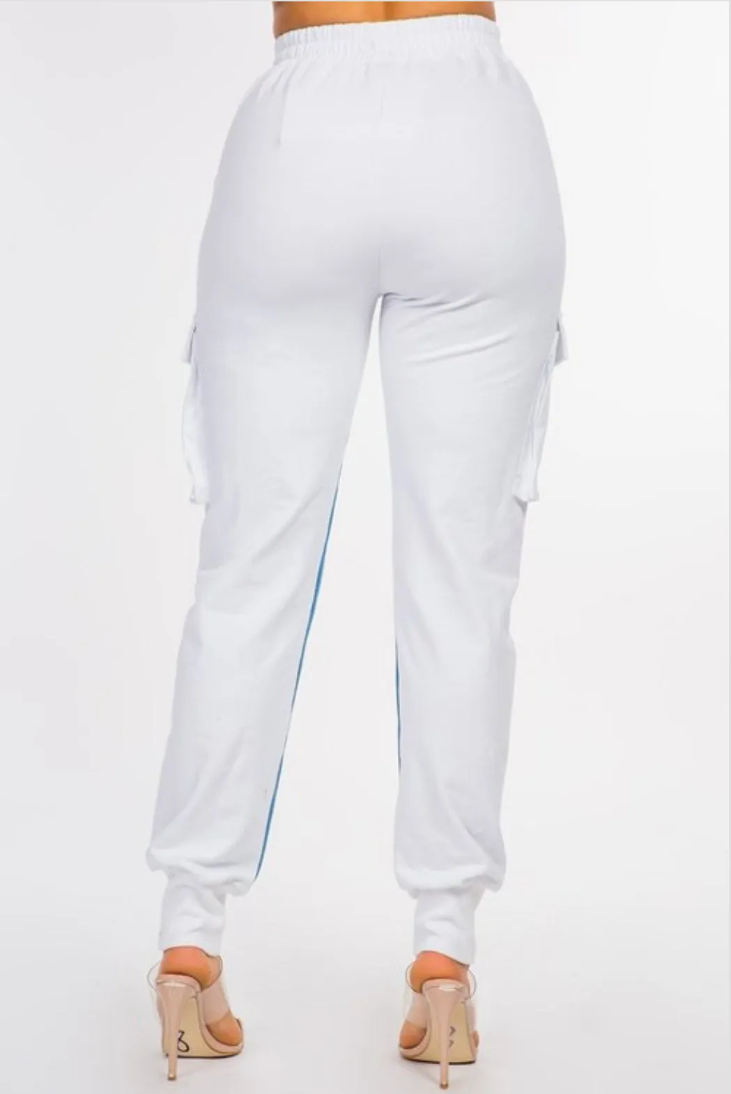Whatever Plans White Jogger Set