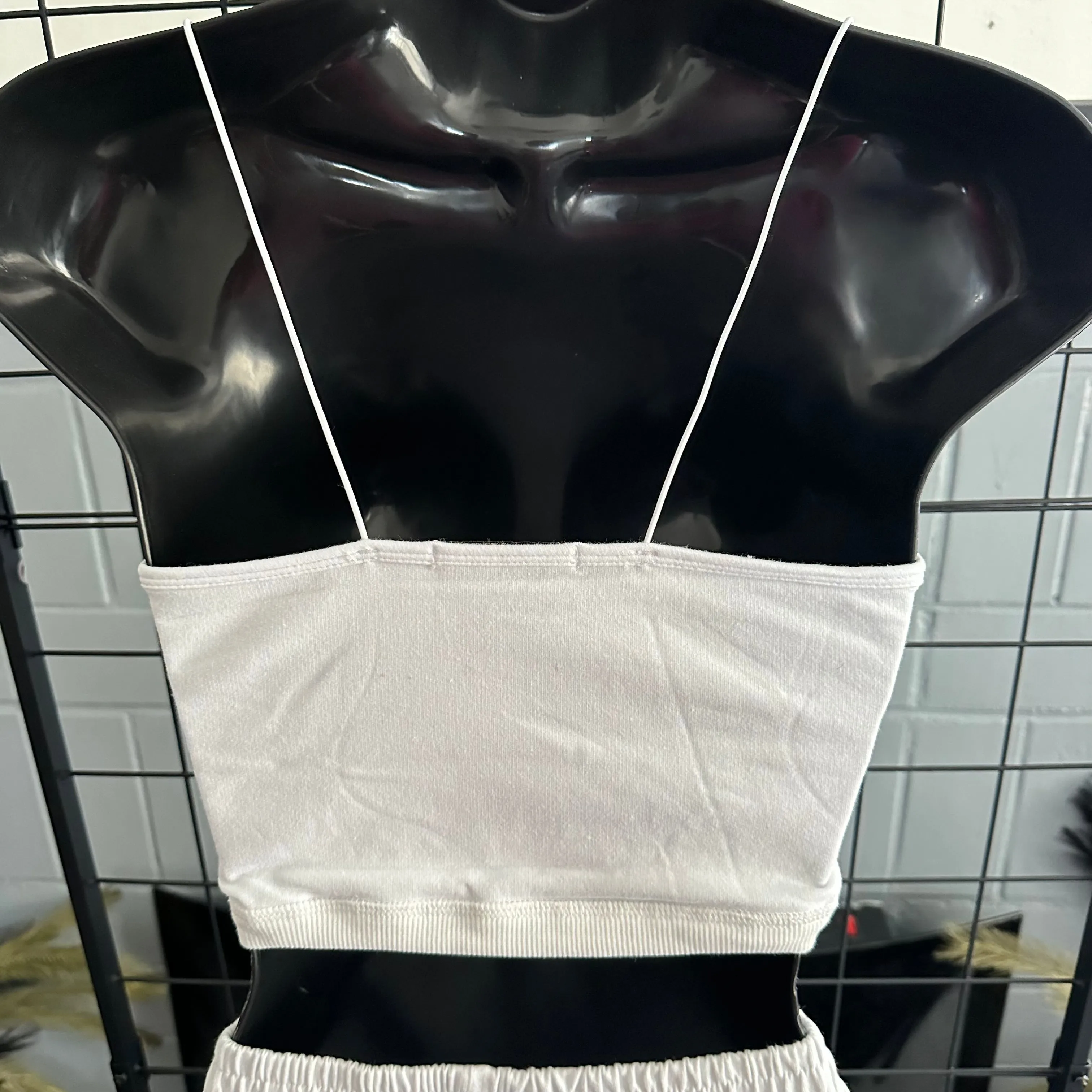 Whatever Plans White Jogger Set