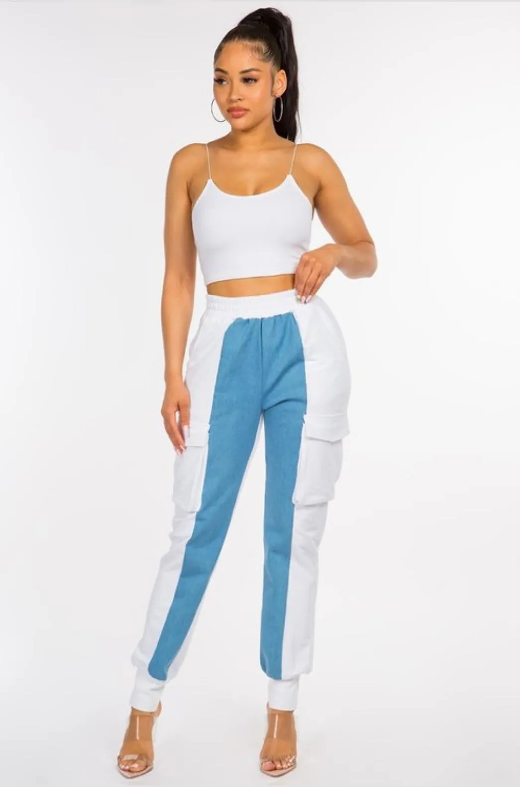 Whatever Plans White Jogger Set